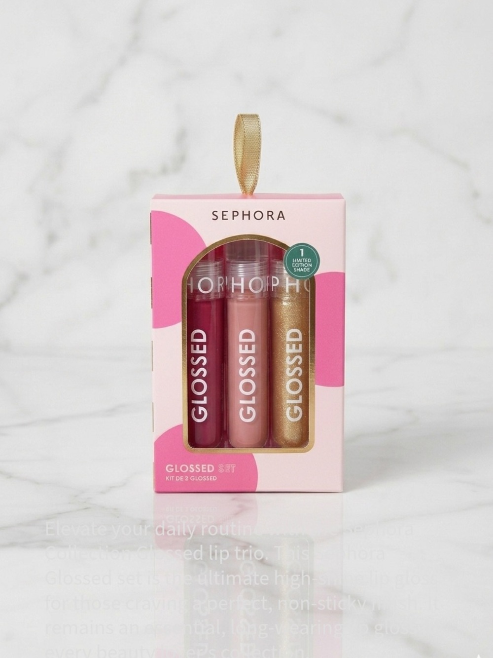 NWT Sephora Glossed Lip Trio – Includes Fan-Favorite "Iconic" Shade! - Picture 2 of 9